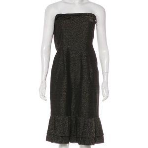 BADGLEY MISCHKA Strapless Cocktail Dress